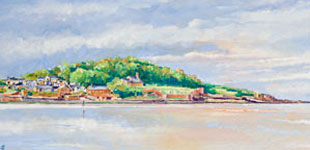 Morning Light on Heysham Village